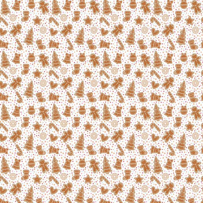 Christmas Cookies Pattern Acrylic Sheets - CMB Pattern Acrylic